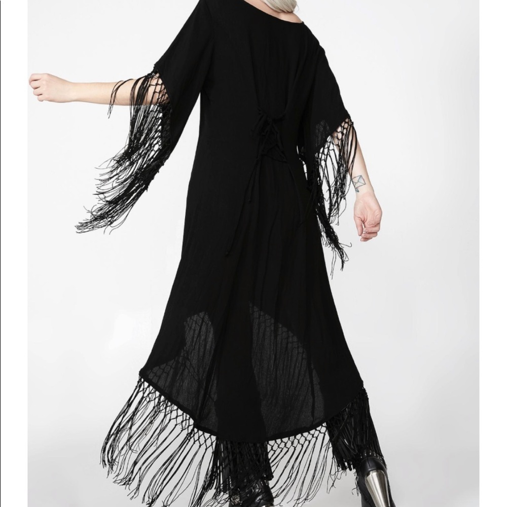 East n west label Medusa duster